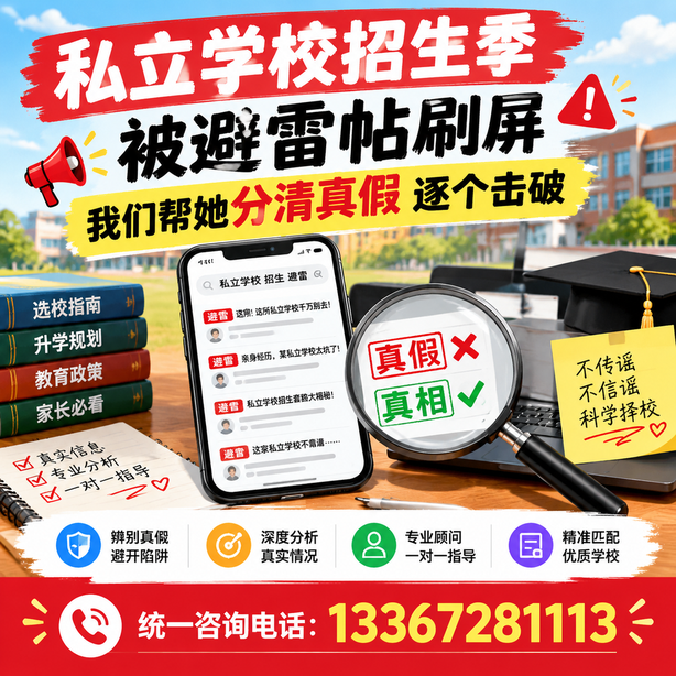 朝阳小红书舆情合规处置：私立学校招生季被避雷帖刷屏，我们帮她分清真假逐个击破